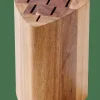 ACACIA Bloc à Couteaux Pour 6 Couteaux Naturel^CASA Discount