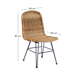 ACACIA Pieds De Table V Set De 2 Naturel^CASA