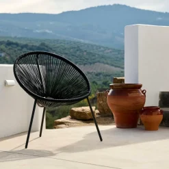 ACAPULCO Chaise Lounge Noir^CASA Hot
