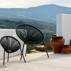 ACAPULCO Chaise Lounge Noir^CASA Hot