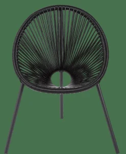 ACAPULCO Chaise Pour Enfants Noir^CASA Clearance