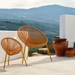 ACAPULCO Chaise Pour Enfants Jaune^CASA Hot