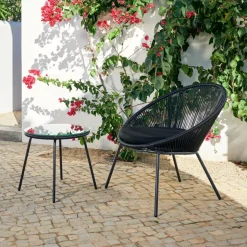ACAPULCO Table Lounge Noir^CASA Discount