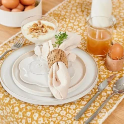 AMANDA Rond De Serviette Brun^CASA