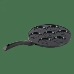 ANIMAL Poêle à Crêpes Noir^CASA Discount