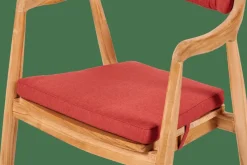 AUGUST Coussin D'assise Rouge^CASA Online