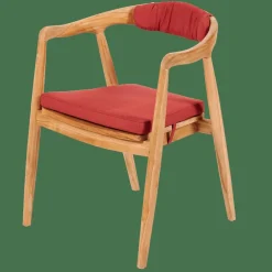 AUGUST Coussin D'assise Rouge^CASA Online