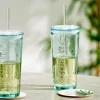 AUTHENTIC Verre Avec Paille Transparent^CASA Outlet
