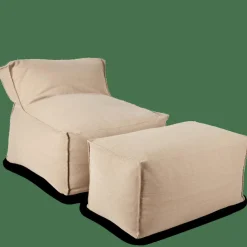 BAGIE Fauteuil Pouf Poire Beige^CASA Best