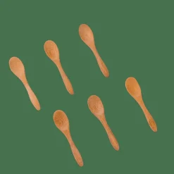 BAMBOO Cuillères Set De 6 Naturel^CASA Clearance