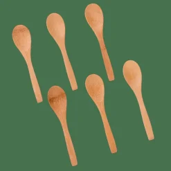 BAMBOO Cuillères Set De 6 Naturel^CASA Clearance