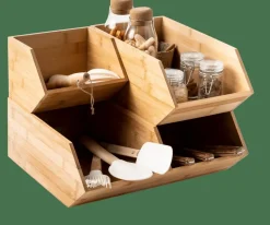BAMBOO Organisateur Empilable Naturel^CASA