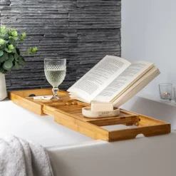 BAMBOO Plateau De Baignoire Naturel^CASA Clearance