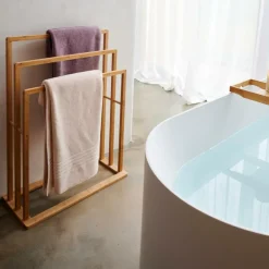 BAMBOO Porte-serviettes Naturel^CASA Sale