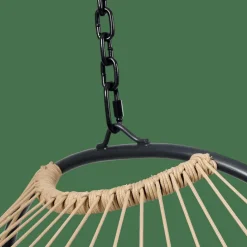 BAZAI Chaise Suspendue Avec Support Noir^CASA Sale