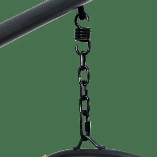 BAZAI Chaise Suspendue Avec Support Noir^CASA Sale
