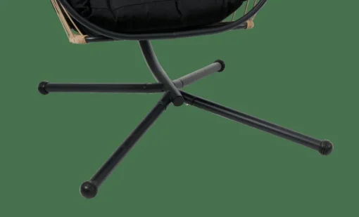 BAZAI Chaise Suspendue Avec Support Noir^CASA Sale