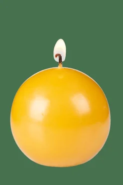 BOLA Bougie Boule Jaune^CASA Online