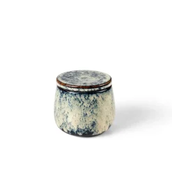 CERAMIC Bougie En Pot Bleu^CASA Discount
