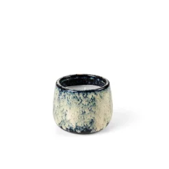 CERAMIC Bougie En Pot Bleu^CASA Discount