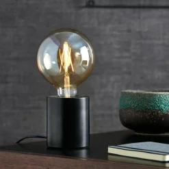 CILINDER Lampe De Table Noir^CASA Clearance