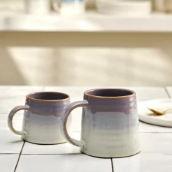 CORA Mug Vert, Mauve^CASA New