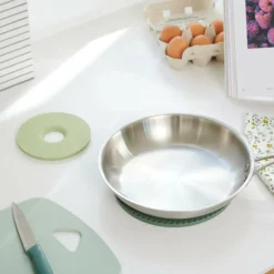 CUISINO Dessous-de-plat Set De 2 2 Couleurs Menthe, Vert Foncé^CASA Hot