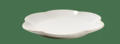 DAHLIA FLOWER Assiette Blanc^CASA Discount
