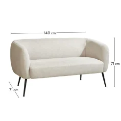 DAVI Canapé Blanc Cassé^CASA Online