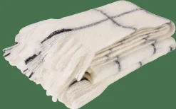 DIAMA Plaid Blanc^CASA