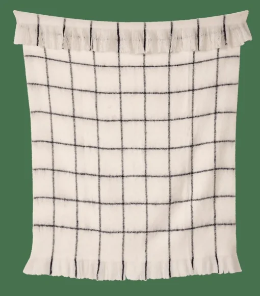 DIAMA Plaid Blanc^CASA