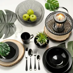 DUO Bougies Dîner Set De 2 Brun^CASA Clearance