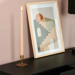 DUO Bougies Dîner Set De 2 Doré^CASA Online