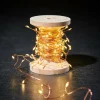 ELLI Guirlande Lumineuse Avec 100 LEDS Cluster Cuivre^CASA New