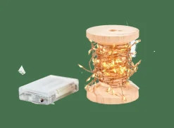 ELLI Guirlande Lumineuse Avec 100 LEDS Cluster Cuivre^CASA New