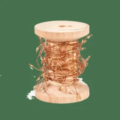 ELLI Guirlande Lumineuse Avec 100 LEDS Cluster Cuivre^CASA New