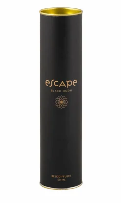 ESCAPE BLACK OUDH Bougies Chauffe-plat Parfumées Set De 9 Noir^CASA Best