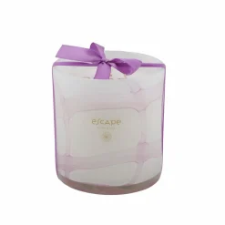 ESCAPE PURPLE IRIS Bougie Parfumée Mauve Clair^CASA Discount