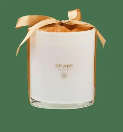 ESCAPE WORLD GOA Bougie Parfumée Dans Un Verre Blanc, Vieux Rose^CASA