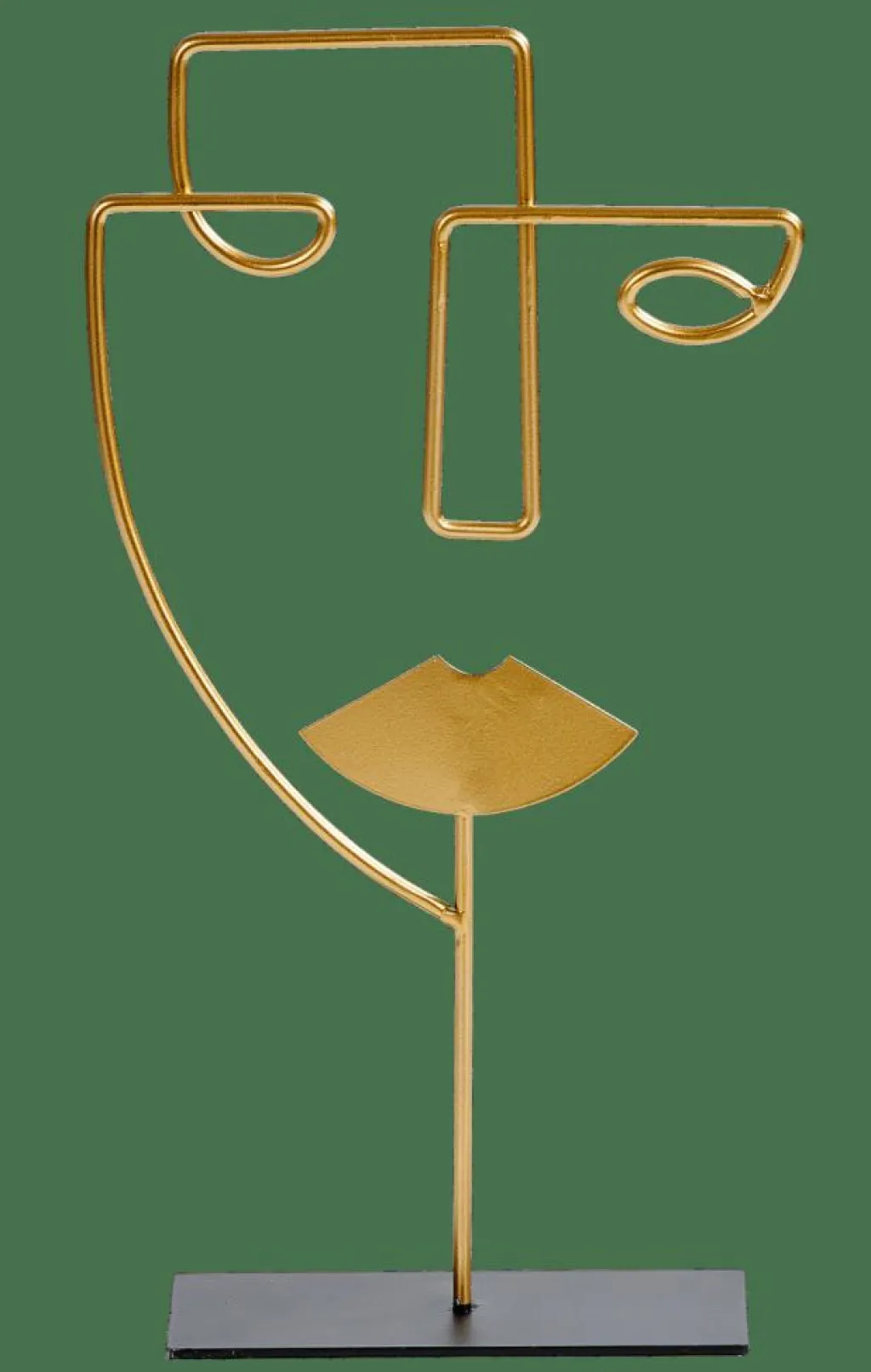 FACE Décoration Sur Pied Doré^CASA Clearance