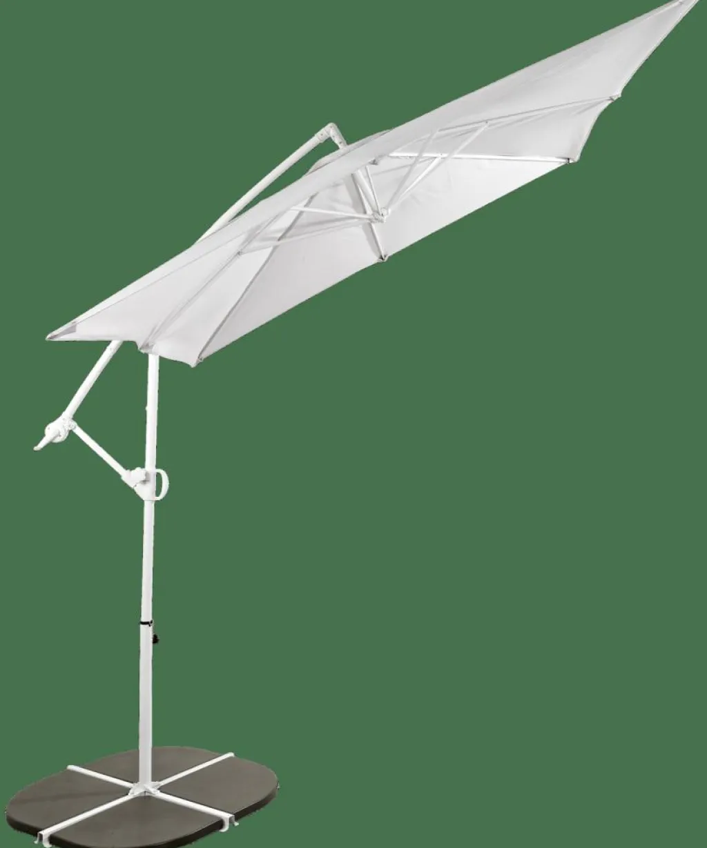 FIJI Parasol Déporté Sans Pied De Parasol Gris Clair^CASA Best