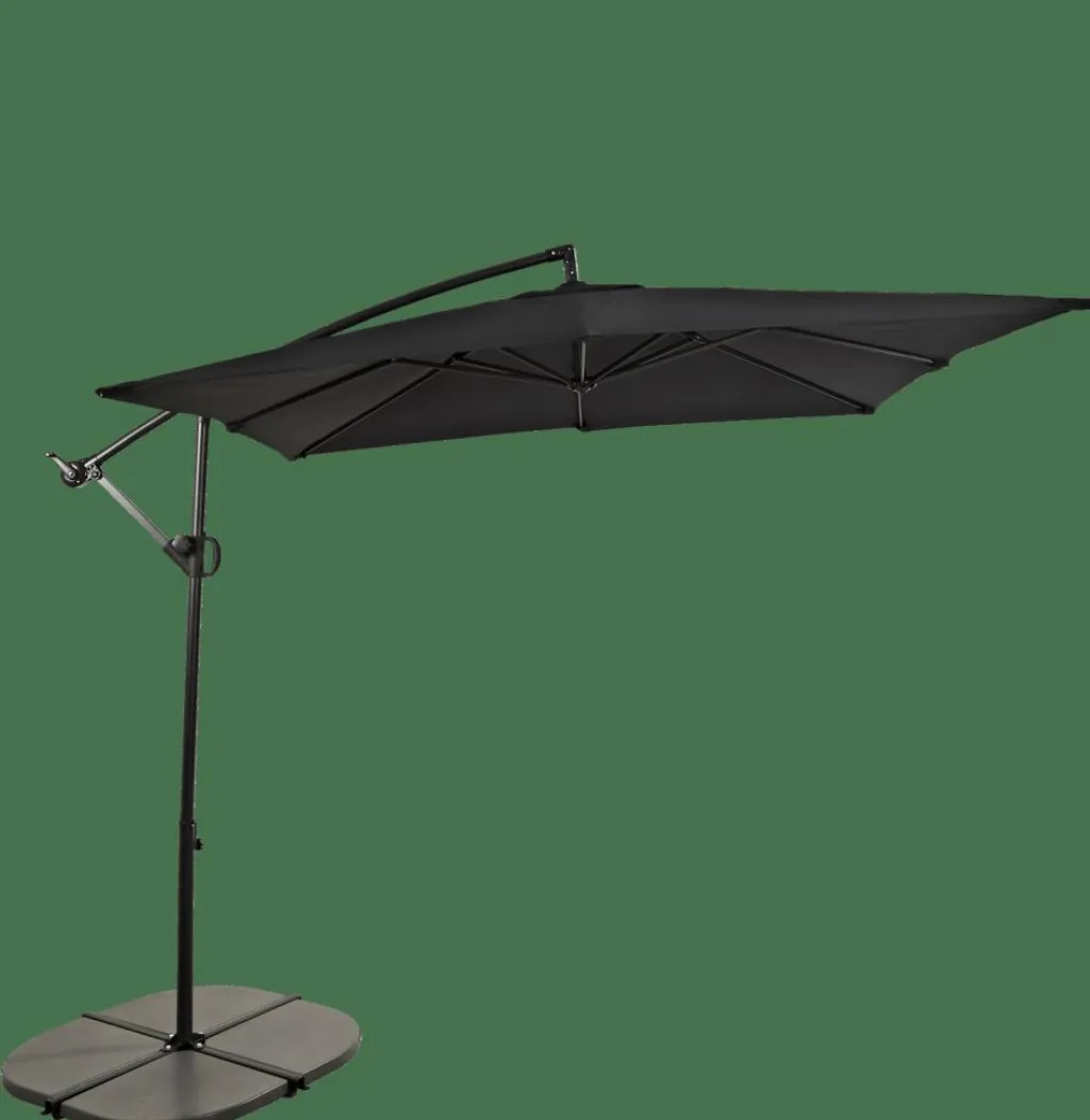 FIJI Parasol Déporté Sans Pied De Parasol Noir^CASA Online