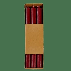 FINA Bougies Set De 6 Bordeaux^CASA