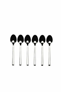 FINE Cuillères à Café Set De 6 Argent^CASA Clearance