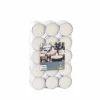 FLAME Bougies Maxi Chauffe-plat Blanc^CASA Outlet
