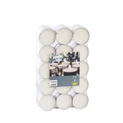 FLAME Bougies Maxi Chauffe-plat Blanc^CASA Outlet