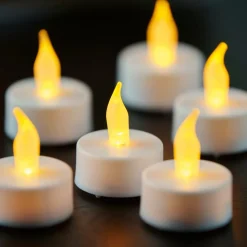 FLAME Bougies Maxi Chauffe-plat Blanc^CASA Outlet