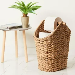 FLORES Porte-rouleau WC Porte-magazines Naturel^CASA