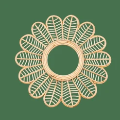 FLOWER Miroir Naturel^CASA Online