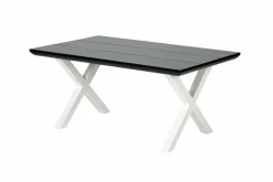 FORMAX Table De Jardin Avec Pieds X Noir/blanc^CASA Online